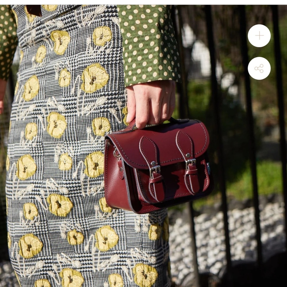 New Zatchels Handmade Leather Micro Satchel Crossbody Shoulder Bag Chestnut Tan - Picture 2 of 13